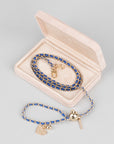 Mon Petit Amour Manolo | Santorini Blue Luxury Pet Leash