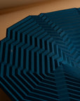 Phil Cuttance | Blue Pleat Bowl Wall Sculpture
