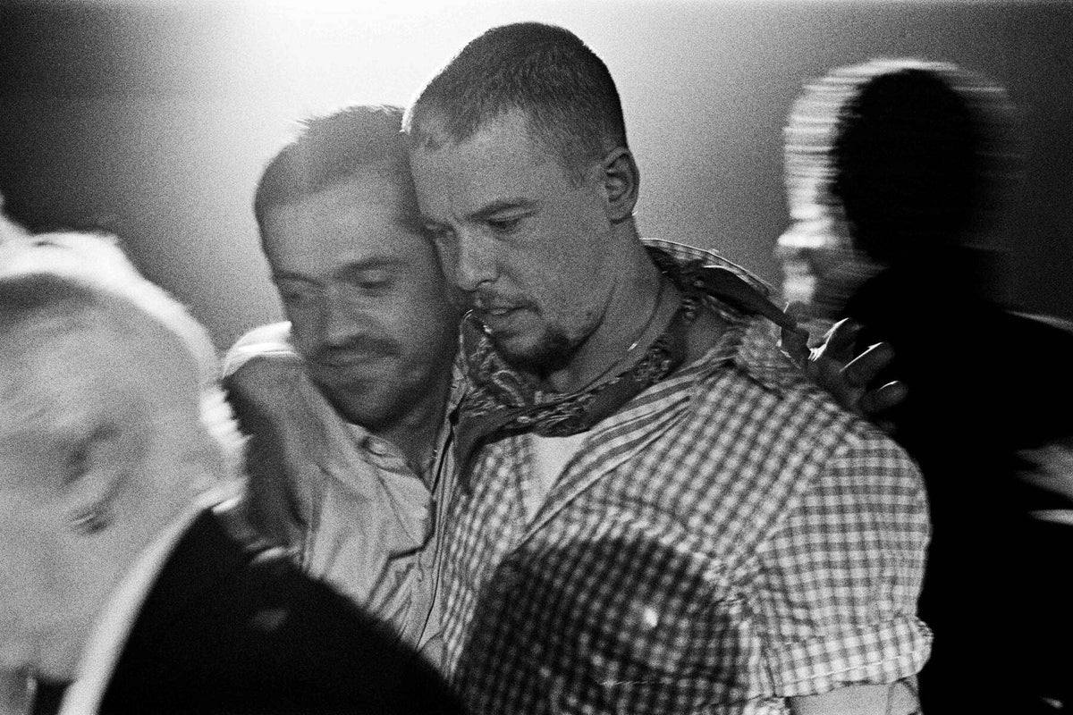 Shaun Leane, left, and Lee Alexander McQueen, photographed by Ann Ray