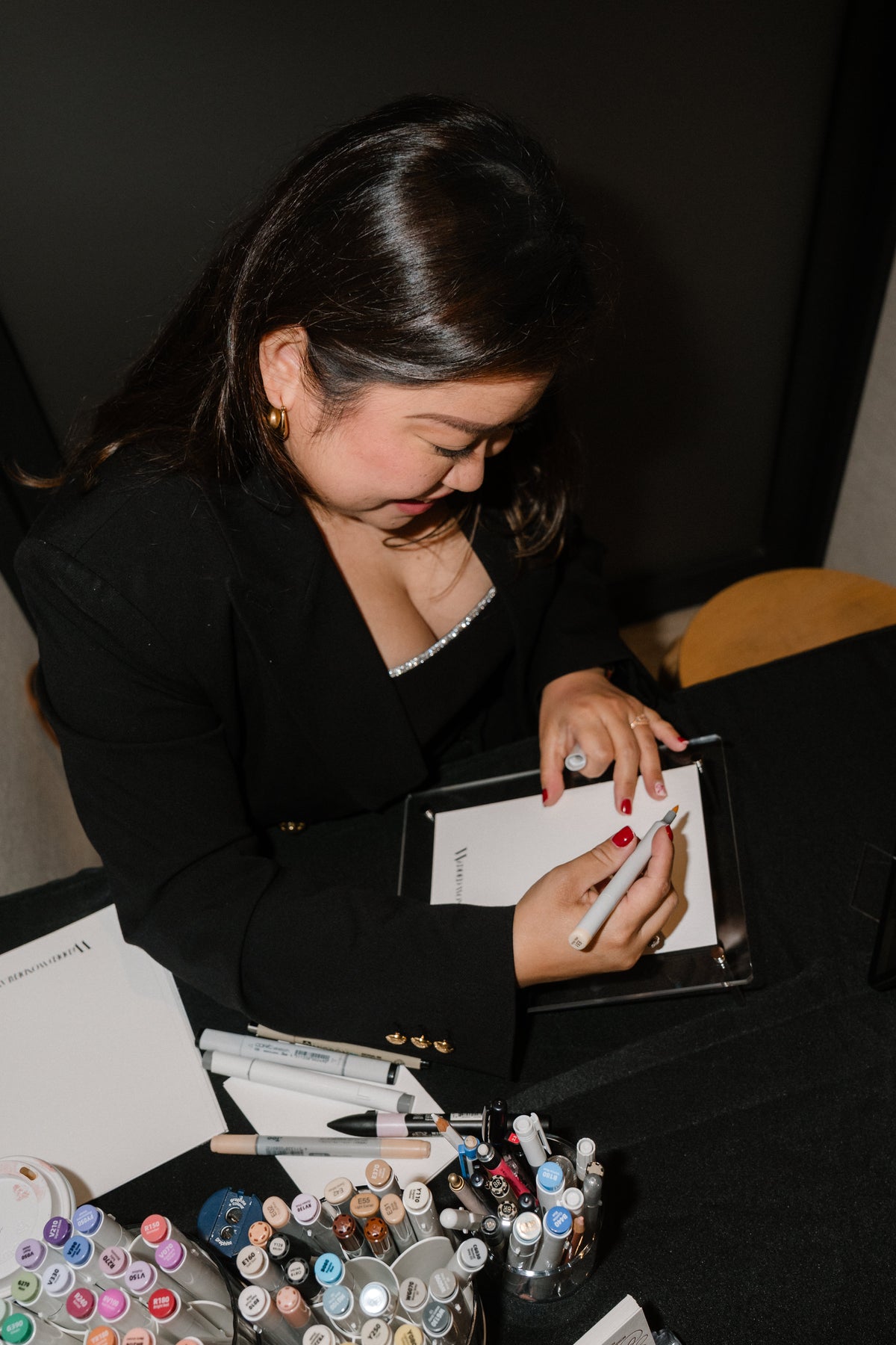A beauty consultation during the Wedded Network launch.