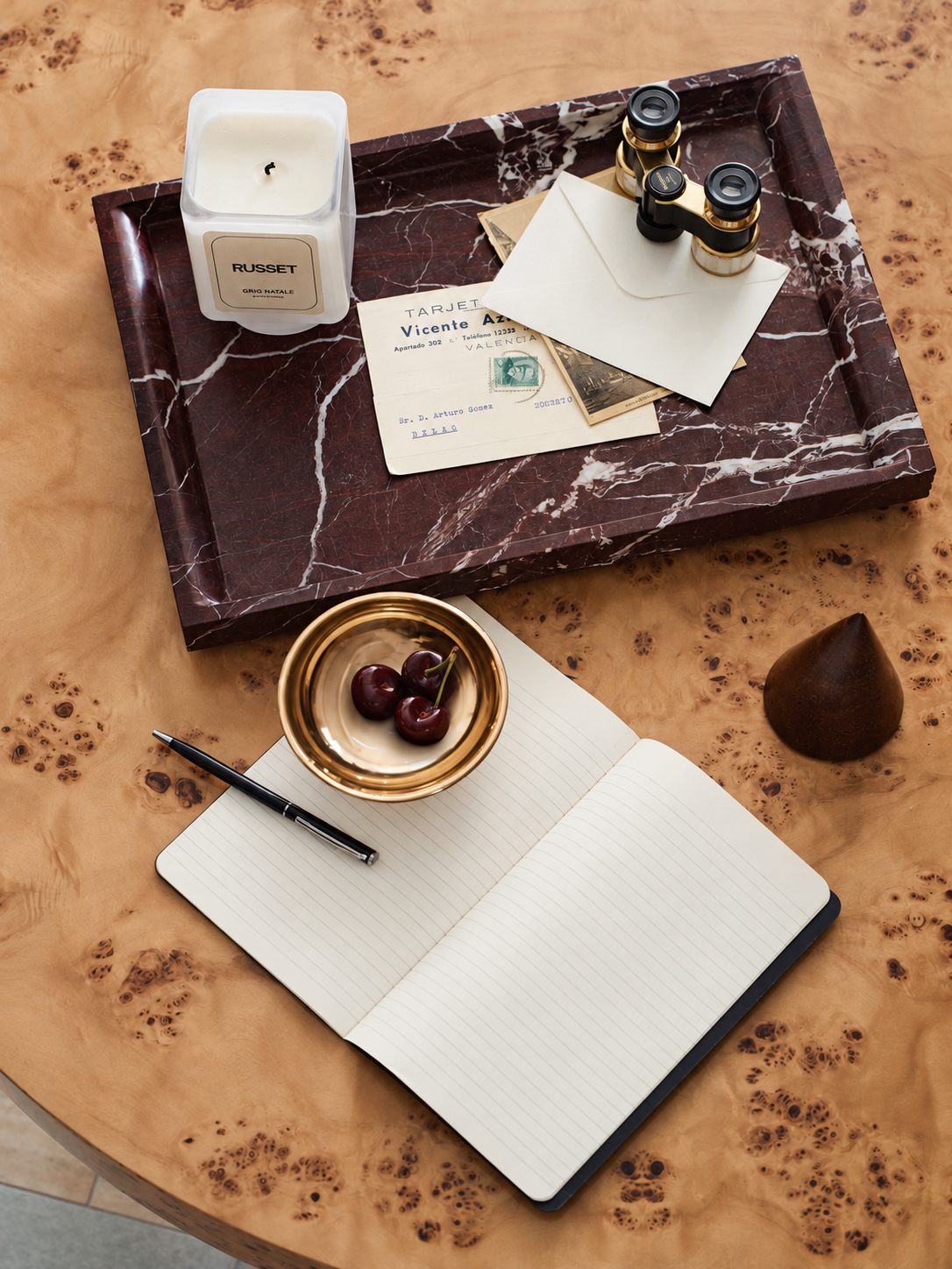 Greg Natale | Celesta Tray Merlot — styled interior