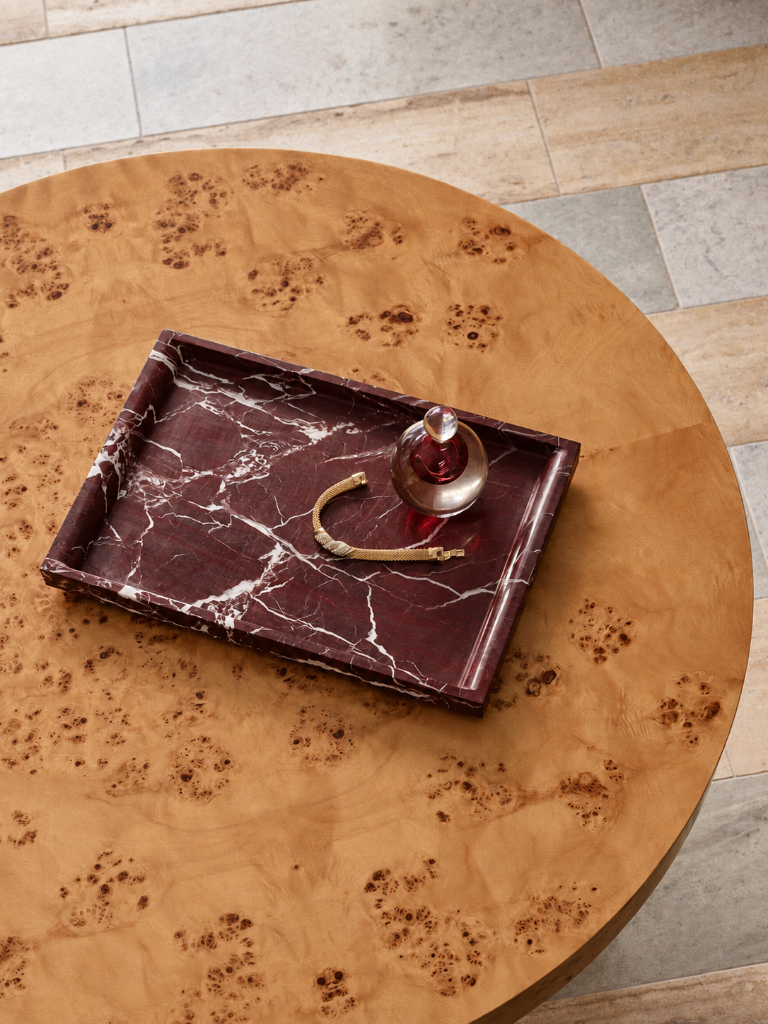 Greg Natale | Celesta Tray Merlot — styled interior