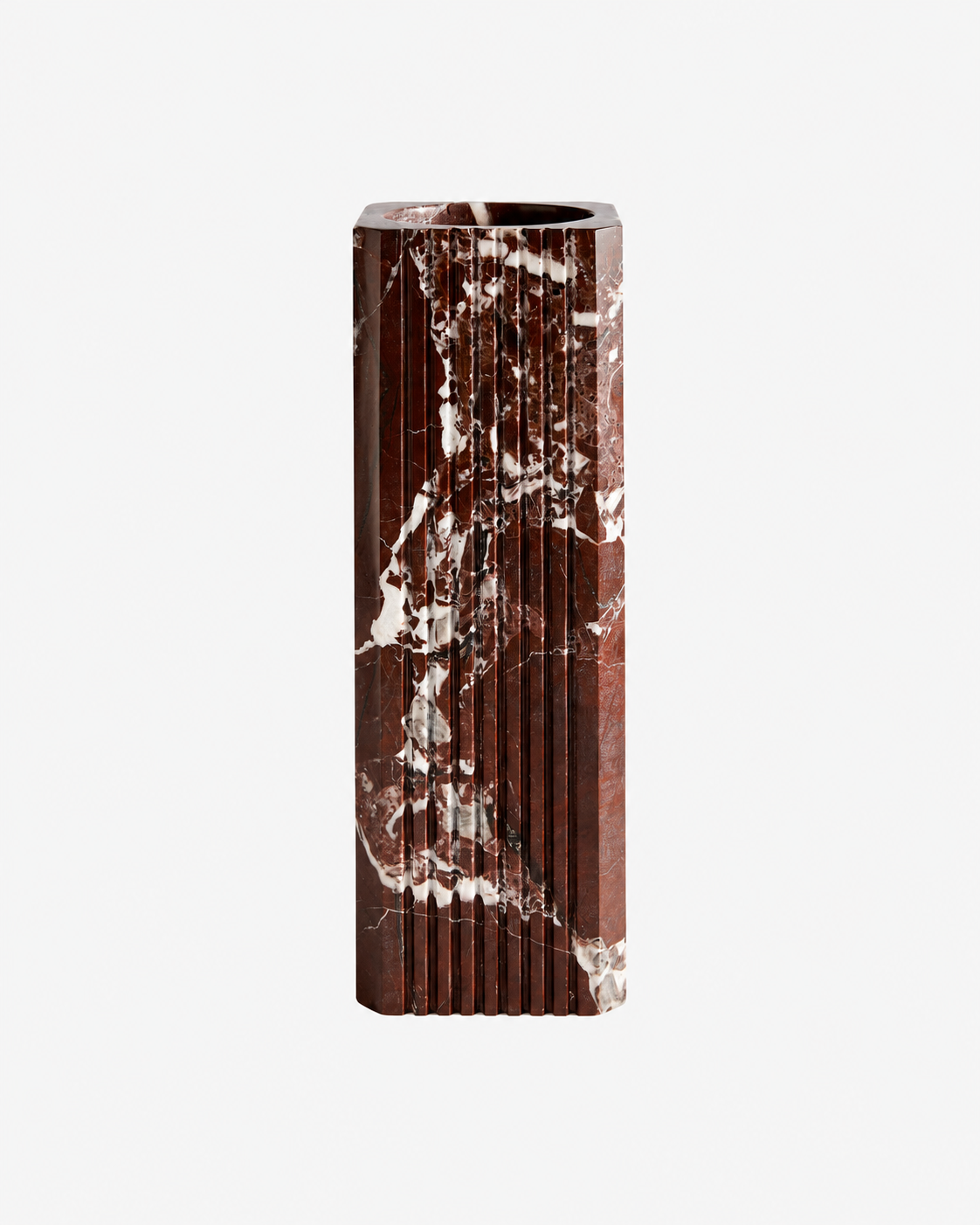 Greg Natale | Celesta Vase Merlot — studio view