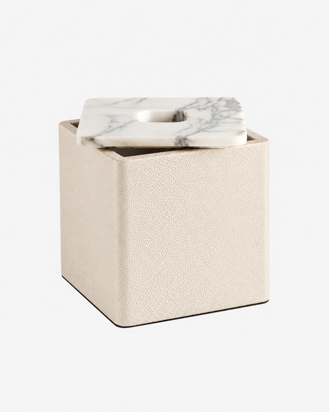 Greg Natale | Palco Tissue Box Shagreen Arabescato — studio view 23