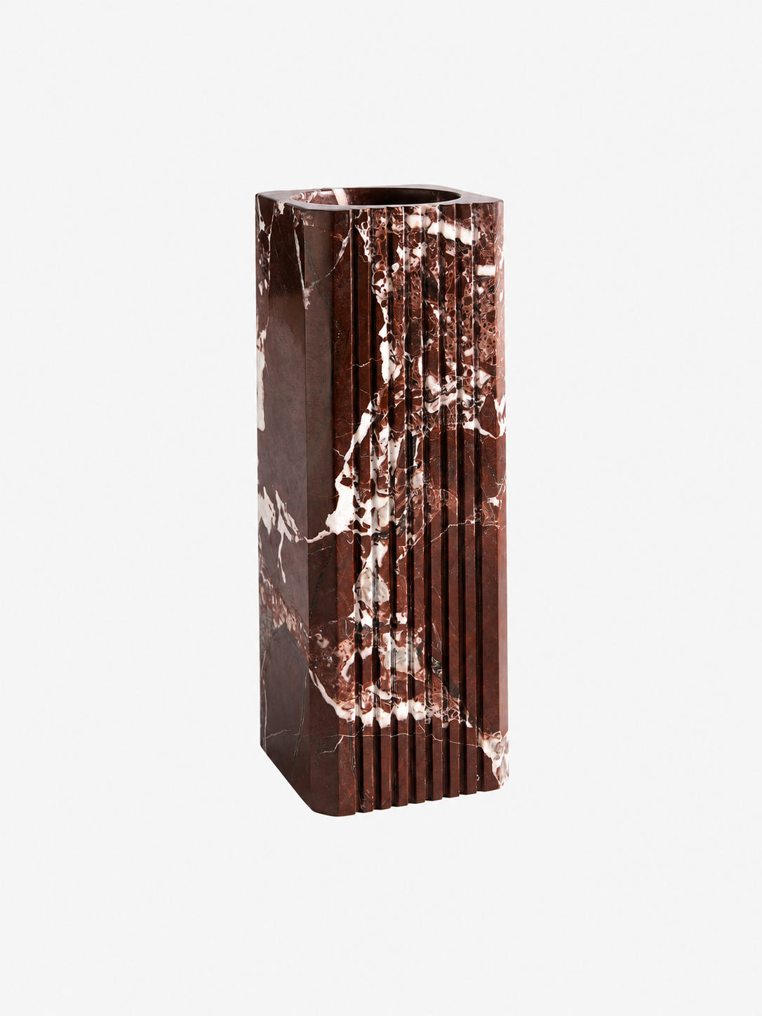 Greg Natale | Celesta Vase Merlot — studio view 60