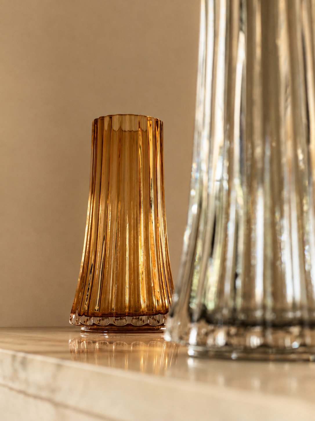 Greg Natale Tromba vases — glass detail