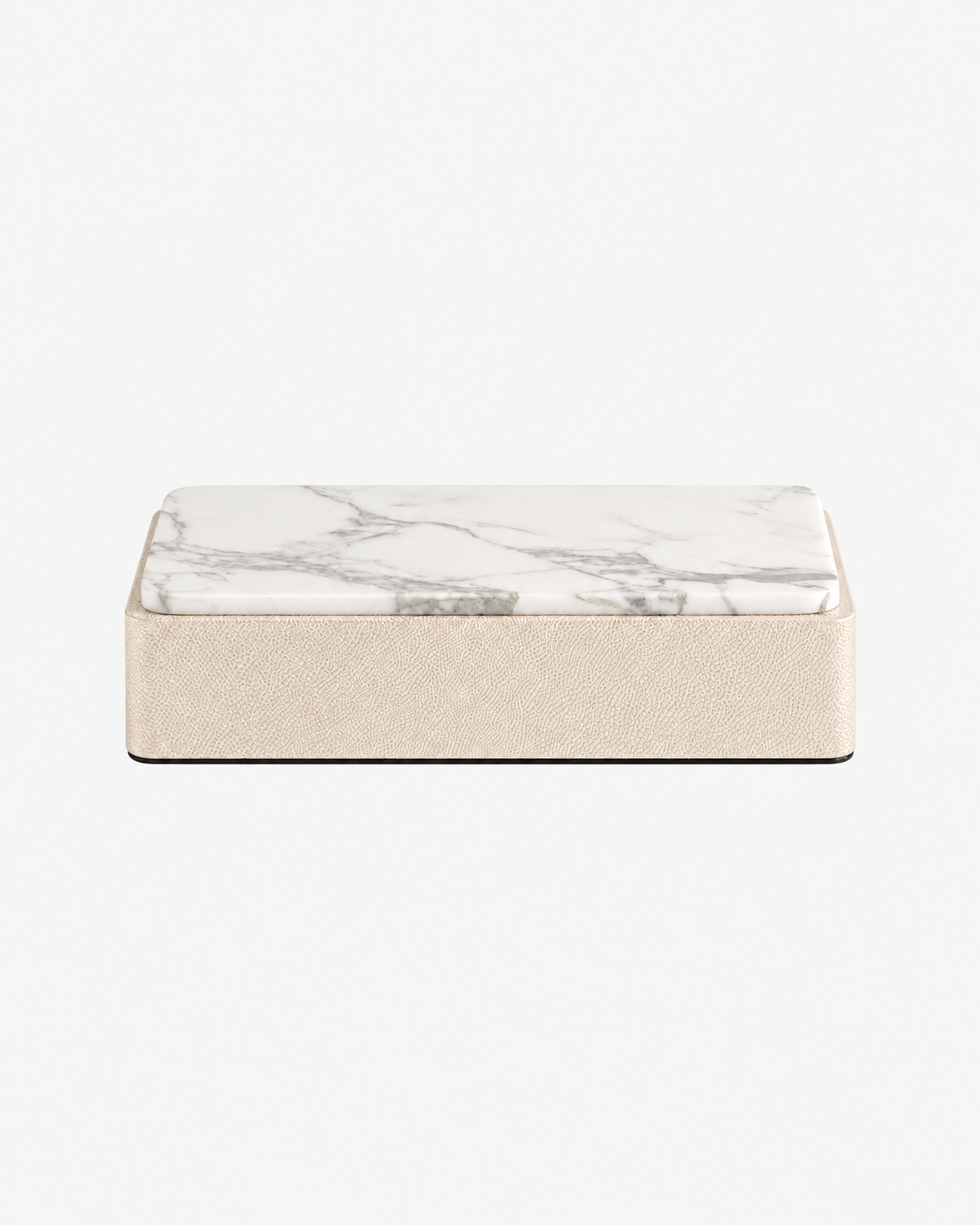 Greg Natale Palco Box Shagreen Arabescato — front view
