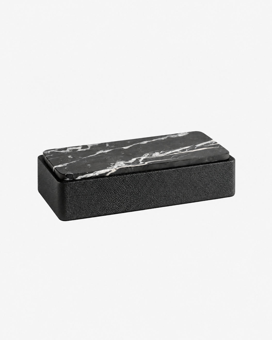Greg Natale | Palco Box Shagreen Nero — studio view