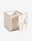 Greg Natale | Palco Tissue Box Shagreen Arabescato — alternate view