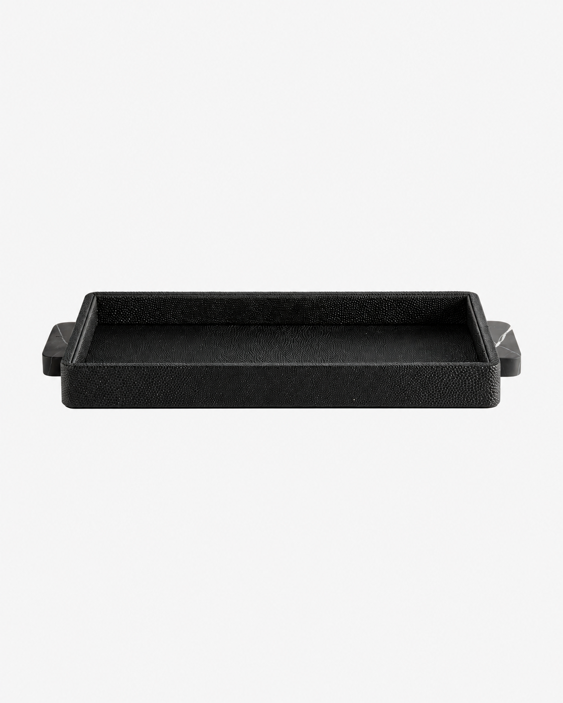 Greg Natale Palco Tray Shagreen Nero — front view