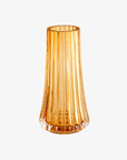 Greg Natale Tromba Glass Vase Amber — studio view