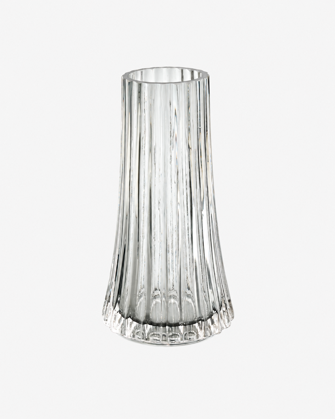 Greg Natale | Tromba Glass Vase Smoke — studio view