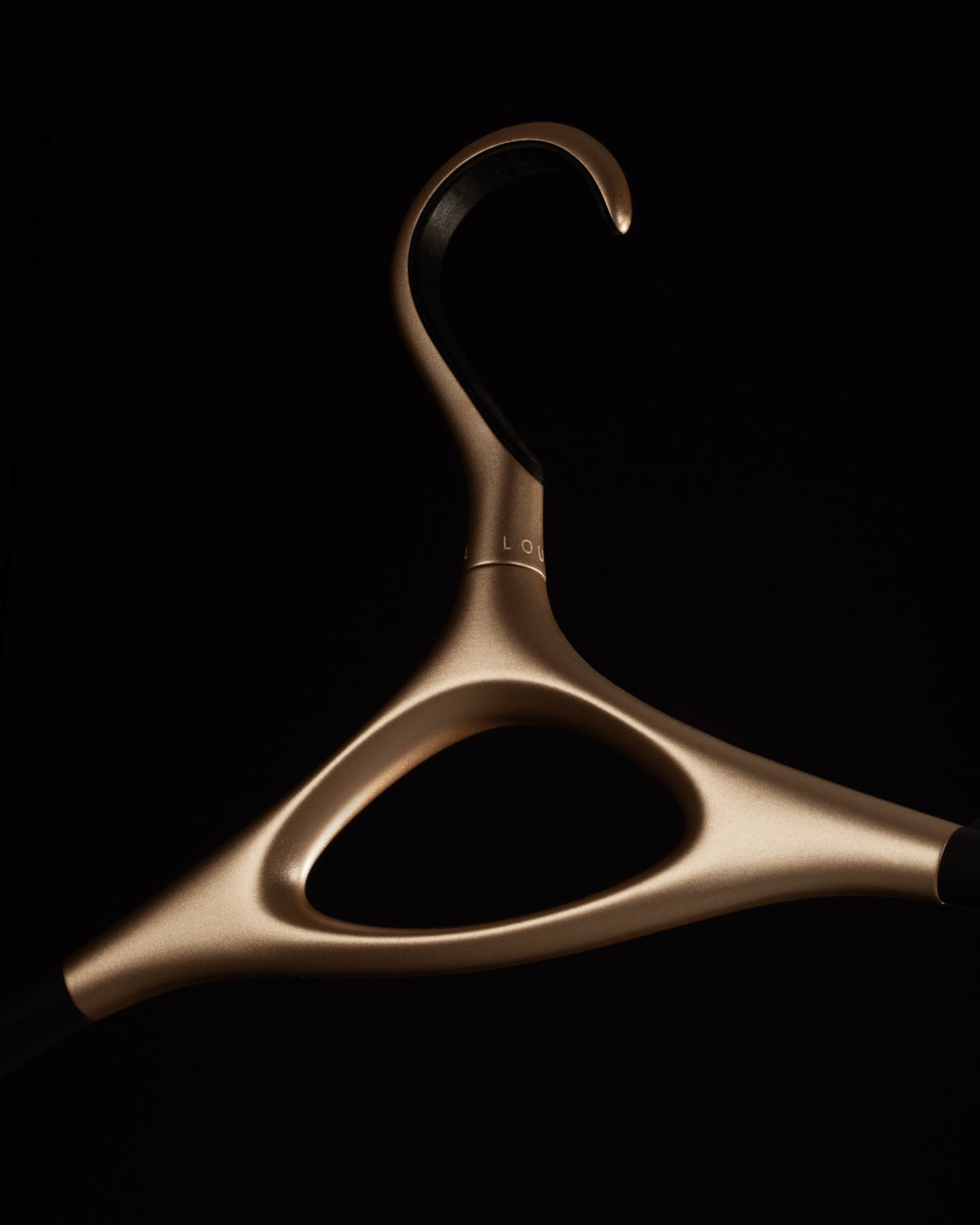Gold Lou Hansell Base garment hanger