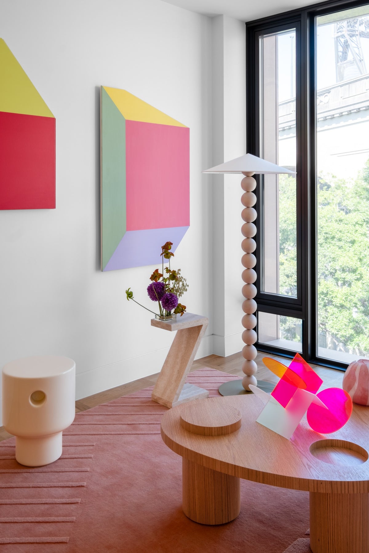 Art and design, arranged together.