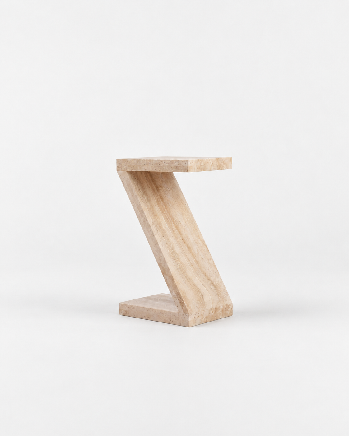 Petra Madalena Travertine Side Table