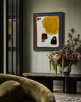 Jane Jenevieve, The Straggler, in an interior setting